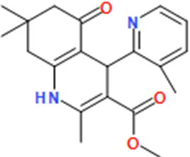 Methyl 2,7,7-trimethyl-4-(3-methylpyridin-2-yl)-5-oxo-1,4,5,6,7,8-hexahydroquinoline-3-carboxylate